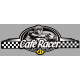 Dept LOIR ET CHER  41  CAFE RACER bretagne   Logo  Sticker vinyle laminé