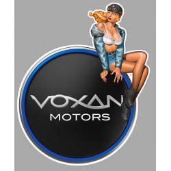 VOXAN  right Pin up laminated decal