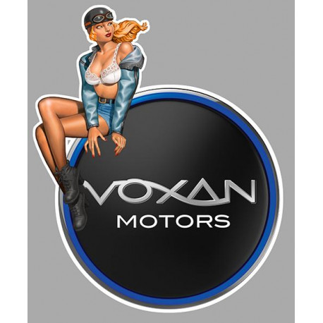 VOXAN  left Pin up laminated decal