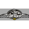 Dept  MAINE ET LOIRE 49 CAFE RACER bretagne   Logo  Sticker vinyle laminé