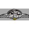 Dept MANCHE 50 CAFE RACER bretagne   Logo  laminated decal