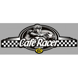 Dept OISE 60 CAFE RACER bretagne   Logo  Sticker vinyle laminé