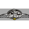 Dept PUY DE DOME  63 CAFE RACER bretagne   Logo  Sticker vinyle laminé