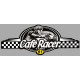 Dept TARN  81  CAFE RACER bretagne   Logo  laminated decal