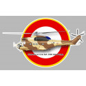 SUD AVIATION  SA 330 BA PUMA COPTER laminated decal