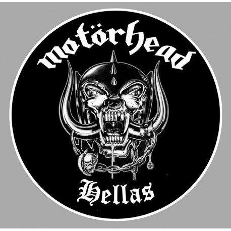 MOTORHEAD Hellas  Sticker vinyle laminé