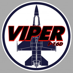 VIPER F-16D Sticker vinyle laminé