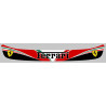 FERRARI Sticker Visière Casque vinyle laminé