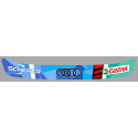 AUDI  Helmet Visor Sunstrip  Sticker