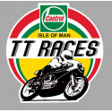 CASTROL TT RACES  laminated decal