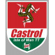 CASTROL TT RACES  sticker vinyle laminé