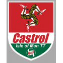 CASTROL TT RACES  sticker vinyle laminé