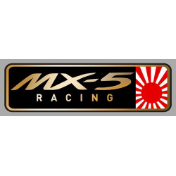 MAZDA Mx-5 Miata RACING Sticker vinyle laminé