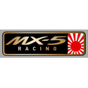 MAZDA Miata Mx-5 RACING right laminated decal