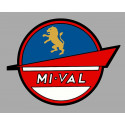 MI-VAL left laminated decal