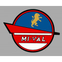 MI-VAL droit Sticker vinyle laminé