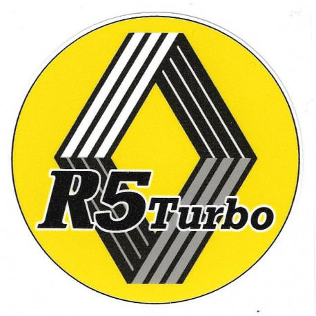 RENAULT 5 Turbo  Sticker       