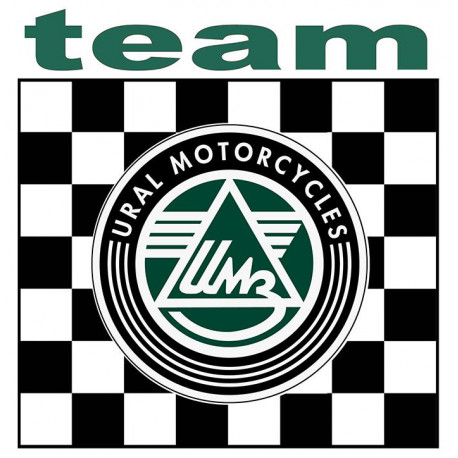 URAL TEAM Sticker vinyle laminé