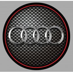 AUDI Sticker vinyle laminé