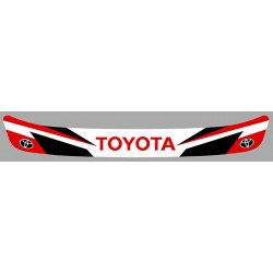 TOYOTA Helmet Visor   Sunstrip laminated decal