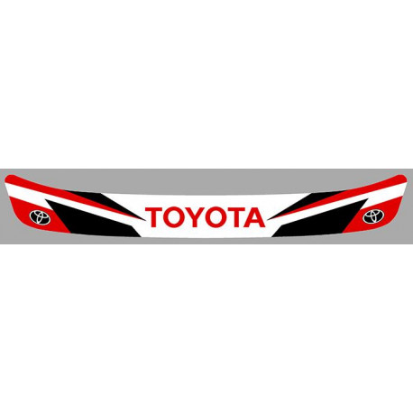 TOYOTA Helmet Visor   Sunstrip laminated decal