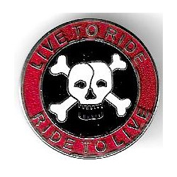 " Live to Ride.." badge email