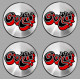 GOTTI  x 4 laminated decal