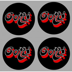 GOTTI  x 4 laminated decal