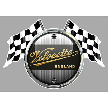 VELOCETTE Flags laminated decal