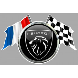 PEUGEOT  Flags laminated decal