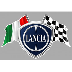 LANCIA Flags laminated decal