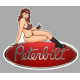 PETERBILT pin up Sticker droite  vinyle laminé