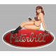 PETERBILT left pin up laminated decal