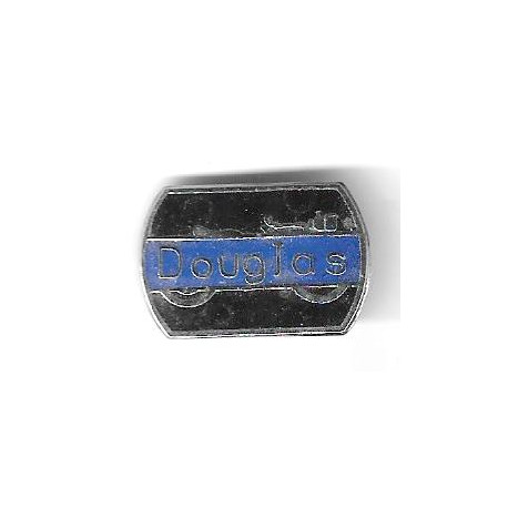 DOUGLAS enamel badge