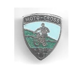 " MOTO CROSS "   Enamel badge