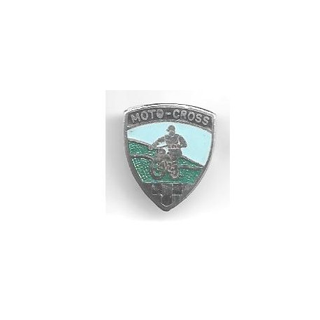 " MOTO CROSS "   Enamel badge