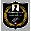 F.QUARTARARO World Champion laminated decal