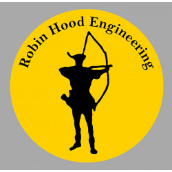 Robin HOOD Sticker vinyle laminé
