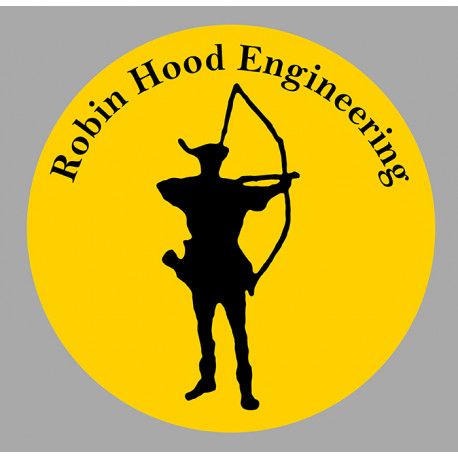 Robin HOOD laminated decal