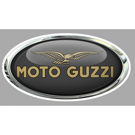 MOTO GUZZI  Sticker Trompe-l'oeil vinyle laminé