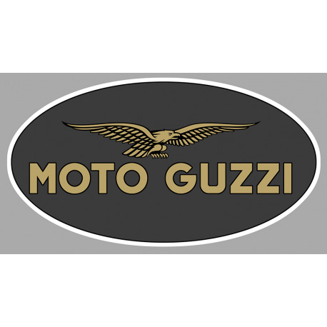 MOTO GUZZI Black   laminated decal