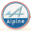 ALPINE   Ecusson tissus 77mm