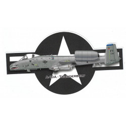 A-10A THUNDERBOLT sticker vinyle laminé