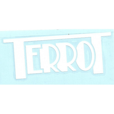 TERROT laminated decal