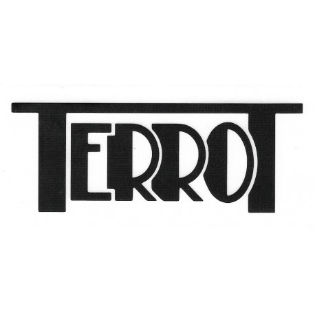 TERROT laminated decal