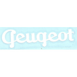 PEUGEOT Sticker blanc vinyle découpé