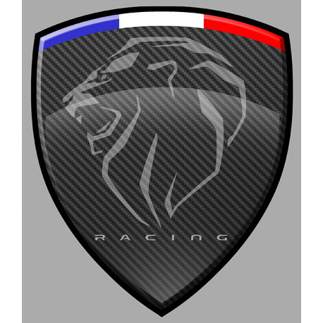 PEUGEOT RACING   Sticker vinyle laminé