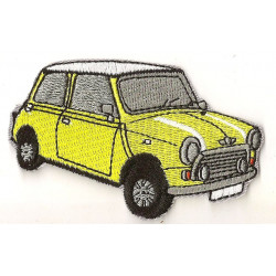 AUSTIN MINI  Jaune patch