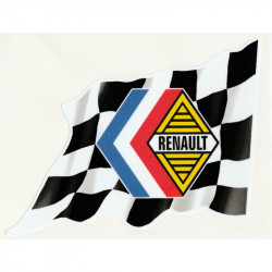 AUTO " R " Flag Sticker droit vinyle laminé