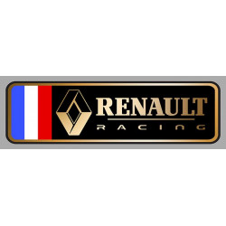 CAR " R " RACING left laminated decal